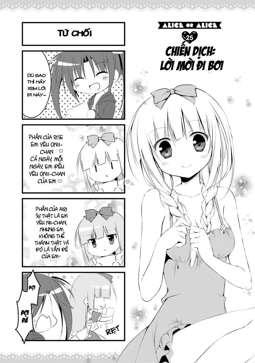 Alice Or Alice: Siscon Niisan To Futago No Imouto Chapter 25 - Next Chapter 26