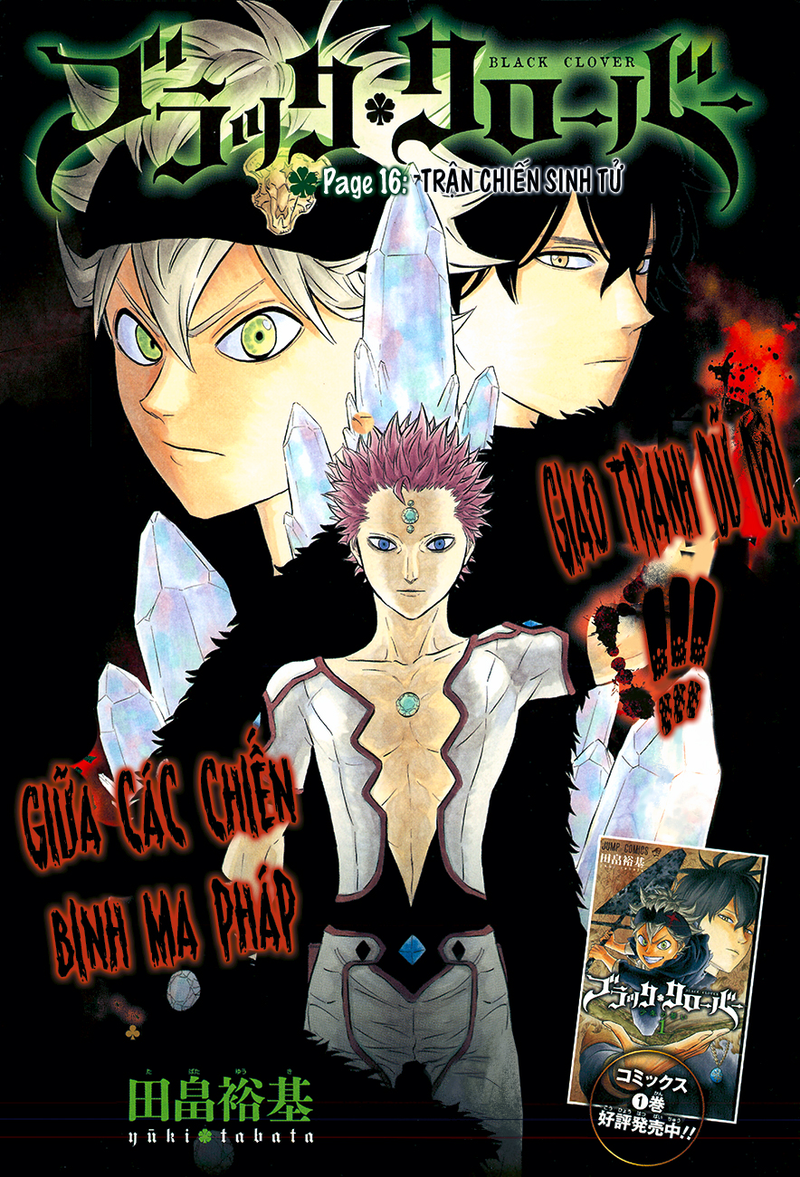 Black Clover - Thế Giới Phép Thuật - Chap 16