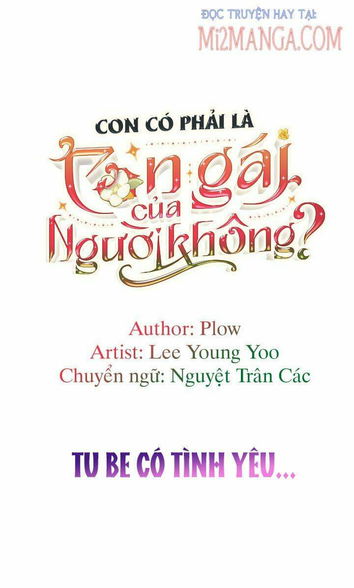 Con Có Phải Con Là Con Gái Của Ngài Không? - Trang 32