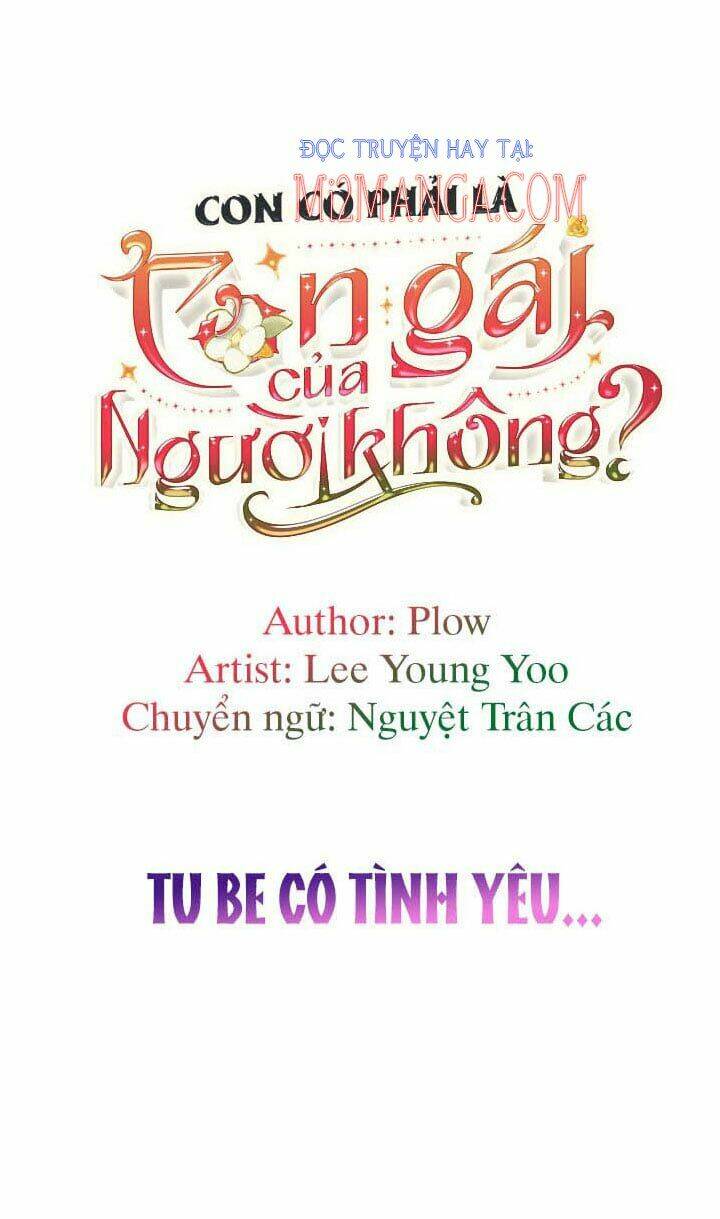 Con Có Phải Con Là Con Gái Của Ngài Không? - Trang 31