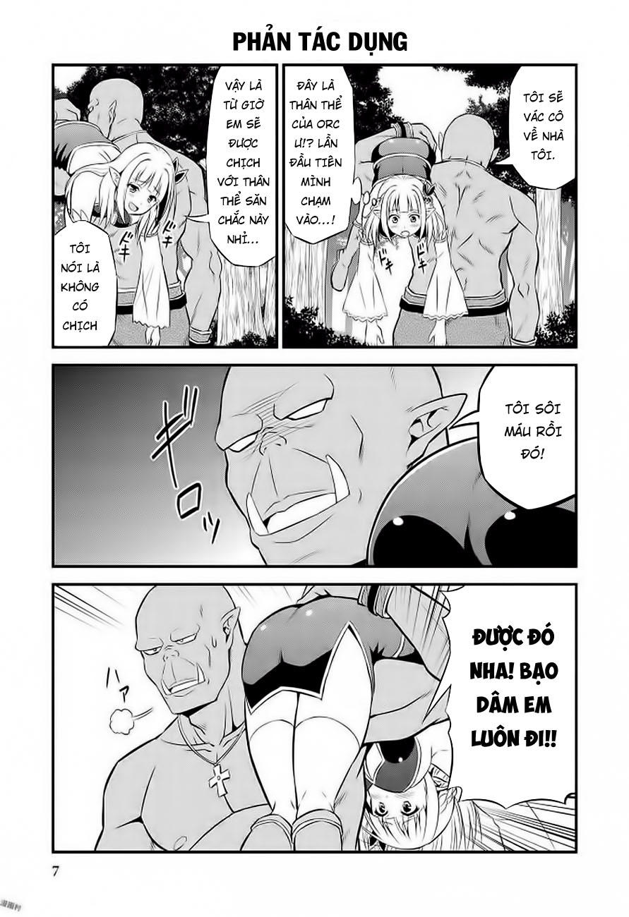 Elf Damdang Và Orc Nghiêm Túc - Hentai Erufutomajime - Trang 8