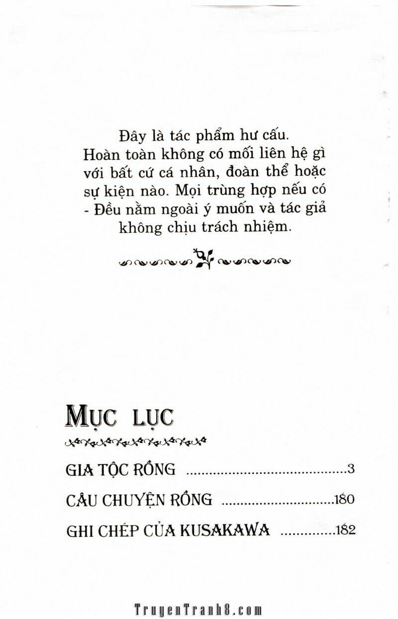 Gia Tộc Rồng - Two Flowers For The Dragon - Trang 2