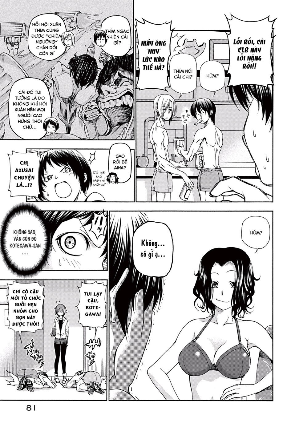 Grand Blue - Cô Gái Thích Lặn - Chap 11