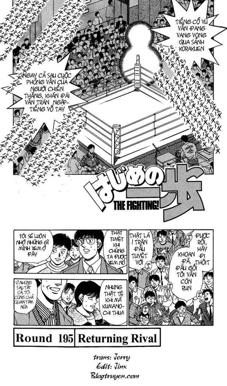 hajime no ippo chương 195 - Next chương 196