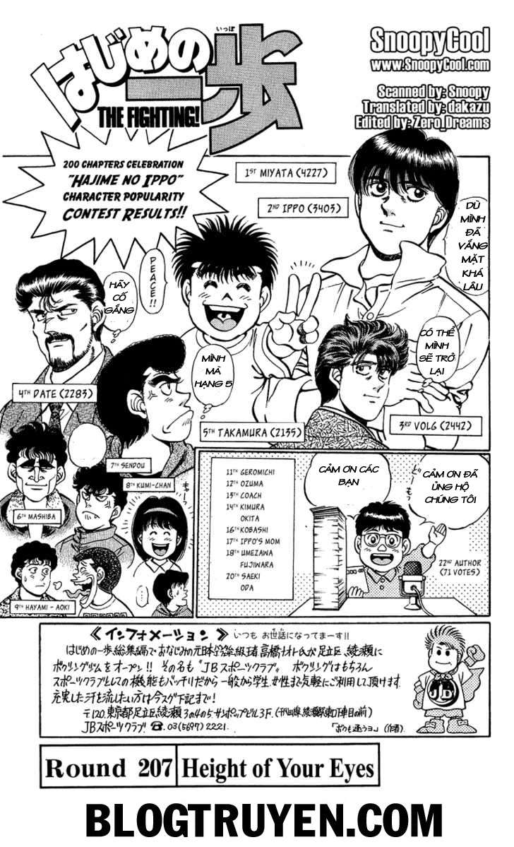 hajime no ippo chương 207 - Next chương 208