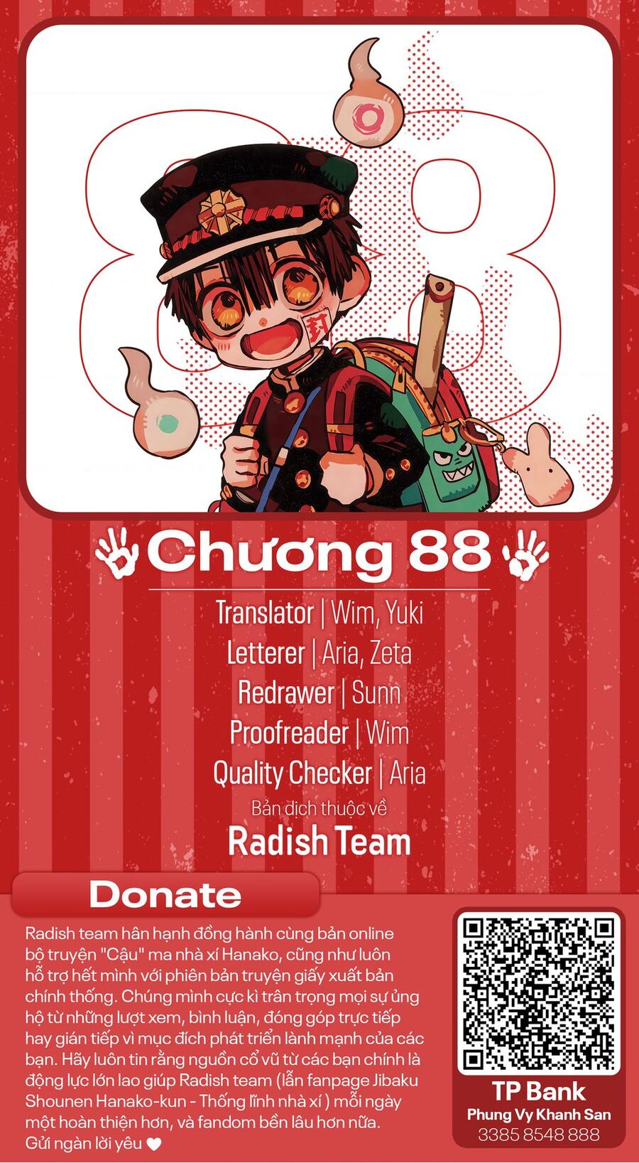 Hanako-Kun Nhà Xí - Chap 88