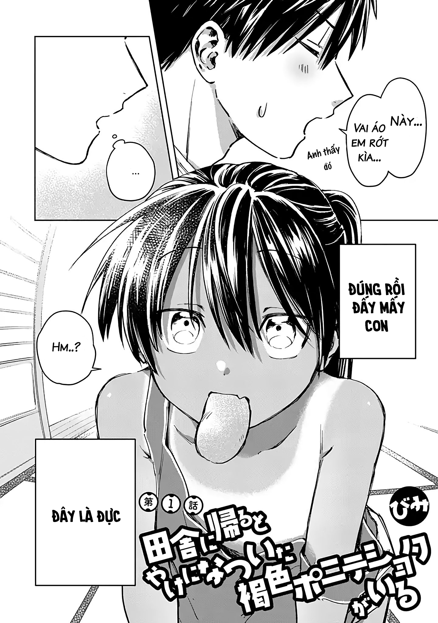 Inaka ni Kaeru to Yakeni Natsuita Kasshoku Ponytail Shota ga Iru Chapter 1 - Next Chapter 2