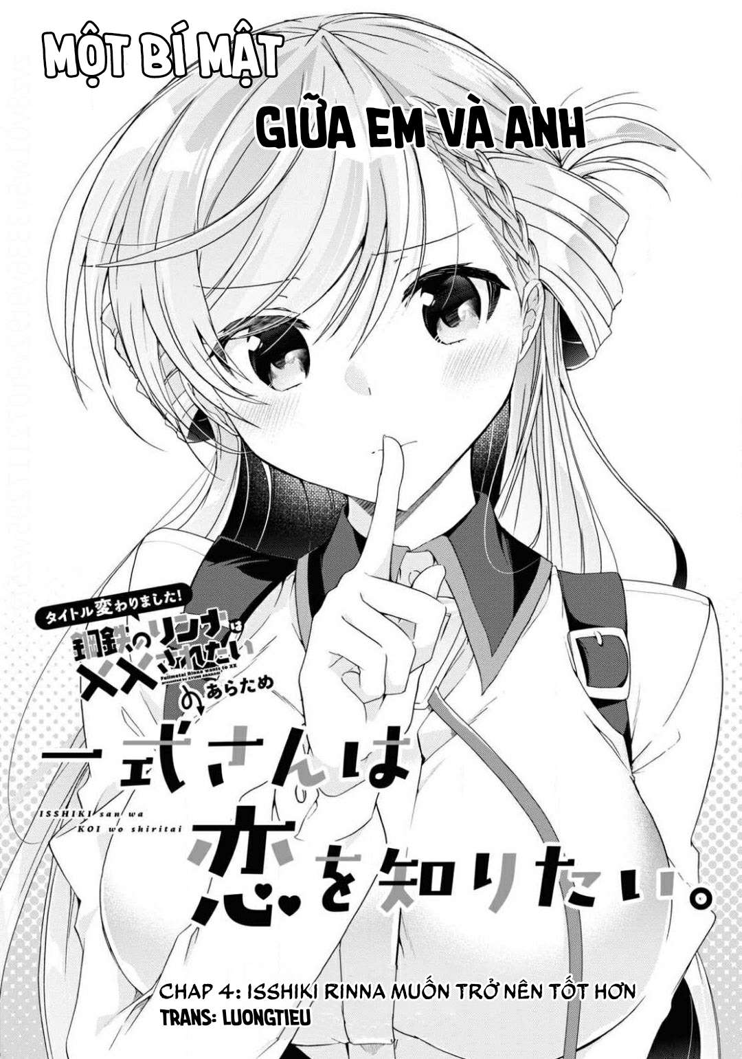 Isshiki-san muốn biết yêu là gì Chapter 4 - Next Chapter 5