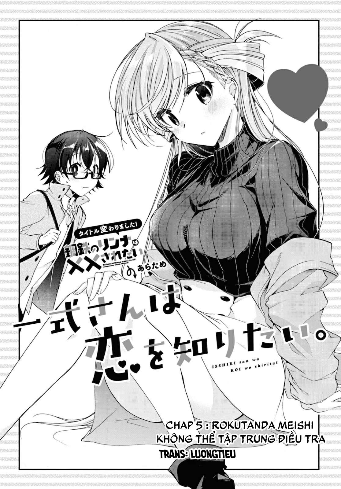 Isshiki-san muốn biết yêu là gì Chapter 5 - Next Chapter 5.5