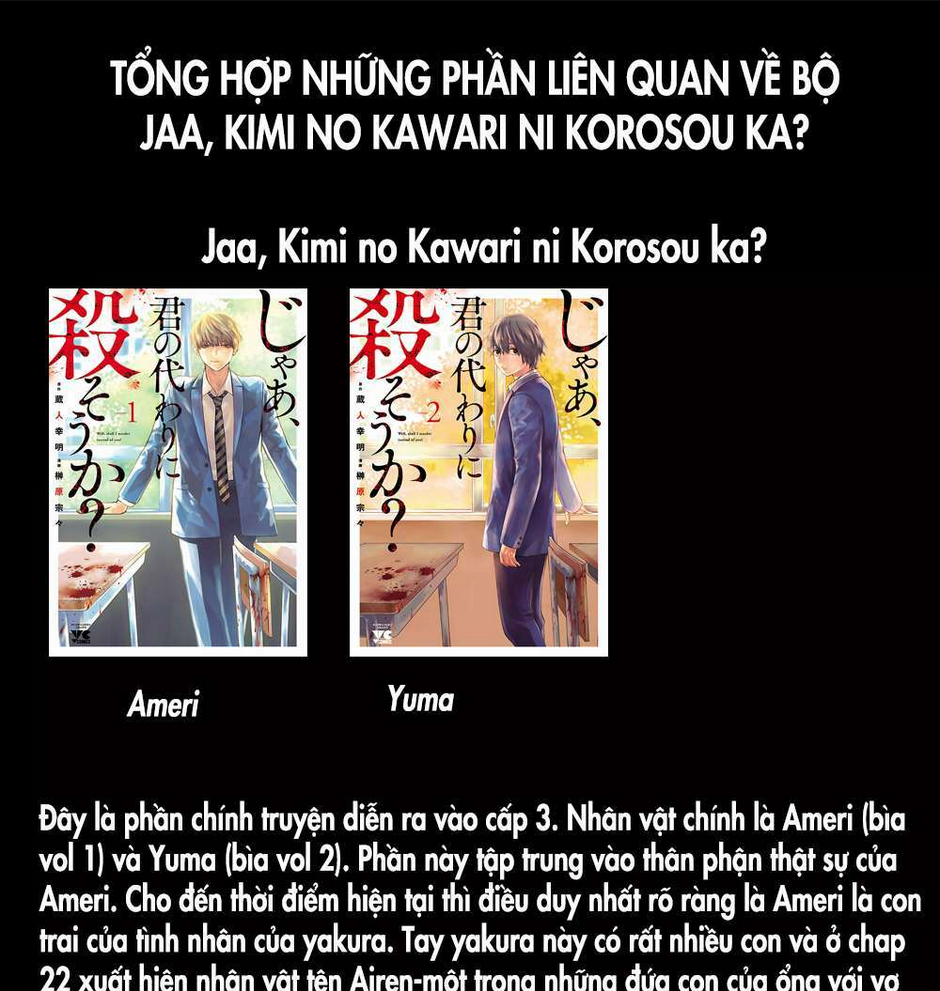 Jaa Kimi No Kawari Ni Korosou Ka ~ Prequel (Tiền Truyện) - Trang 1