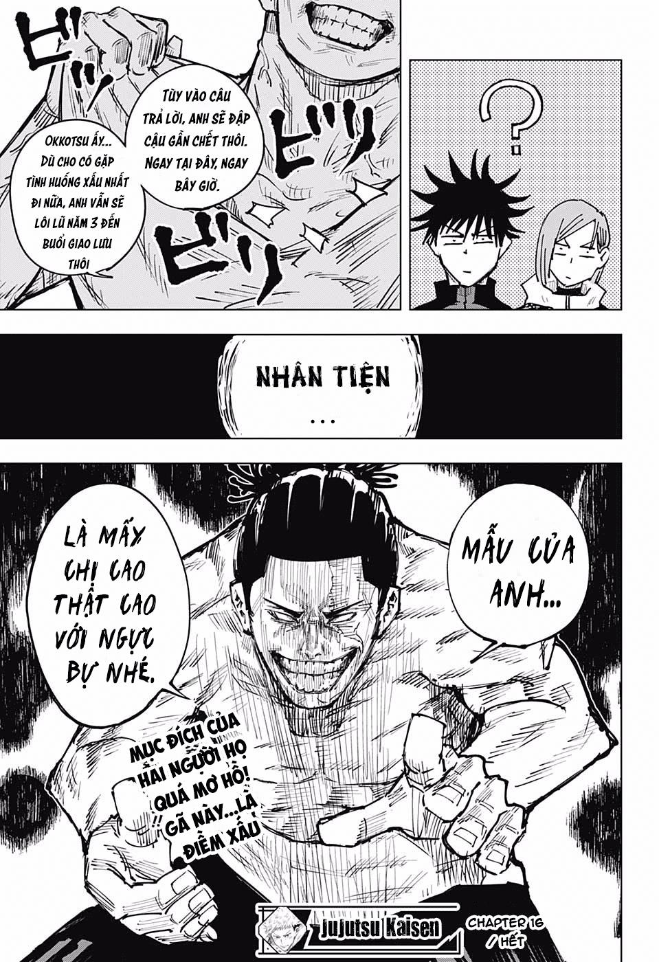 Jujutsu Kaisen - Chú Thuật Hồi Chiến - Chap 16