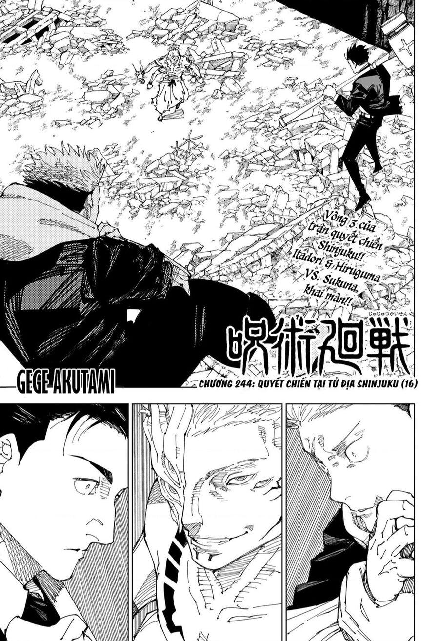 Jujutsu Kaisen - Chú Thuật Hồi Chiến - Chap 244