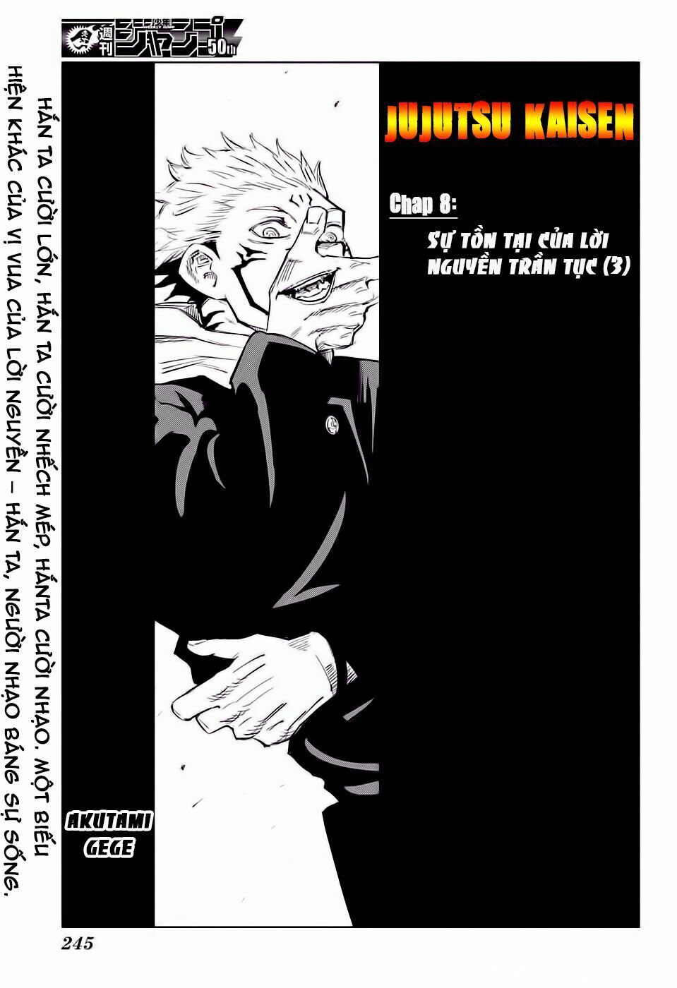 Jujutsu Kaisen - Chú Thuật Hồi Chiến - Chap 8