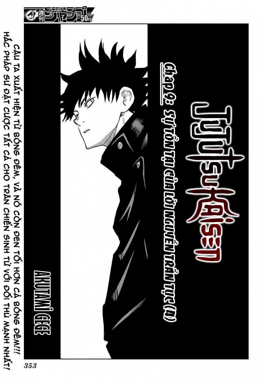 Jujutsu Kaisen - Chú Thuật Hồi Chiến - Chap 9