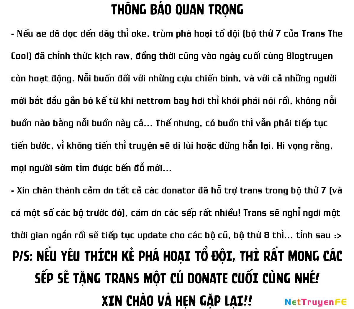 Kẻ Phá Hoại Tổ Đội - Trang 1