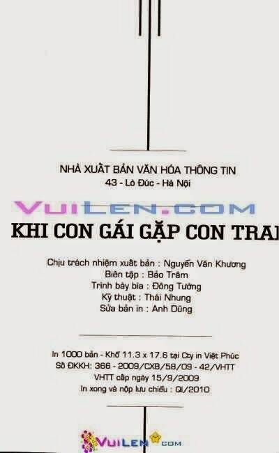 Khi Con Gái Gặp Con Trai - Trang 2