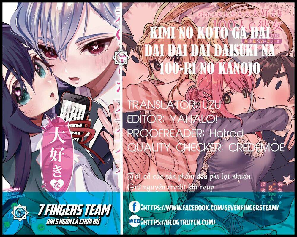 Kimi No Koto Ga Dai Dai Dai Dai Daisuki Na 100-Ri No Kanojo - Chap 11