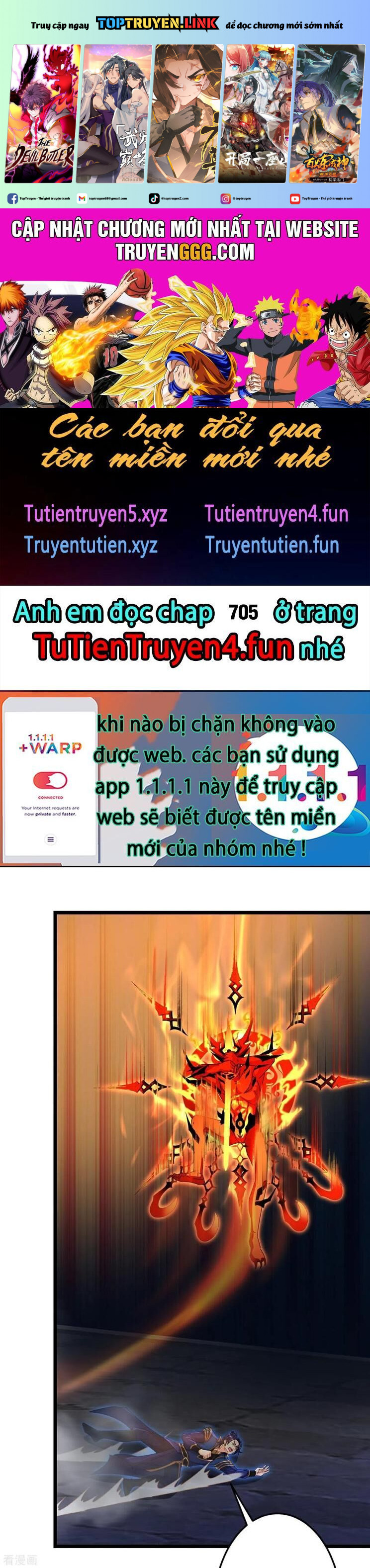 Nghịch Thiên Tà Thần - Chap 705