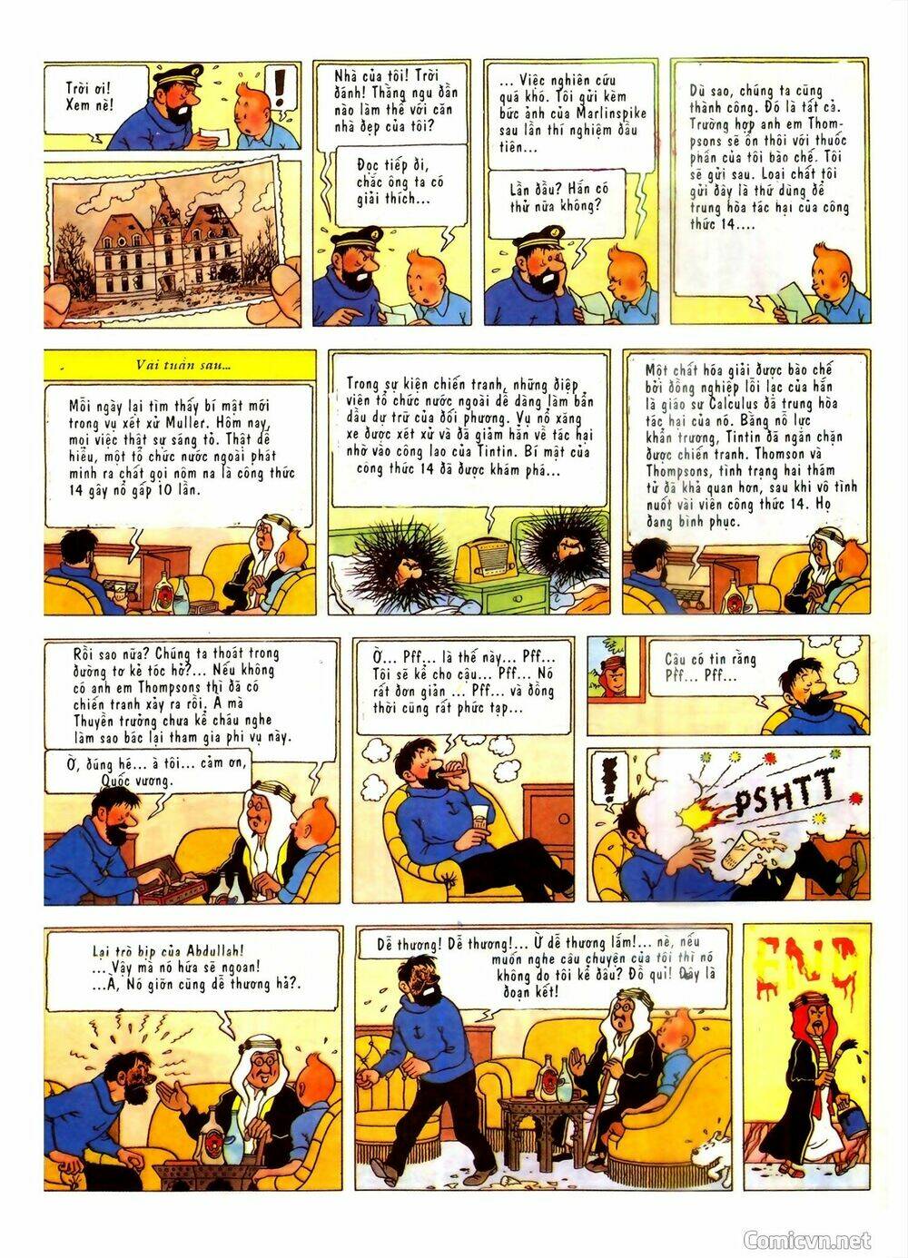 Những Cuộc Phiêu Lưu Của Tintin - Trang 31