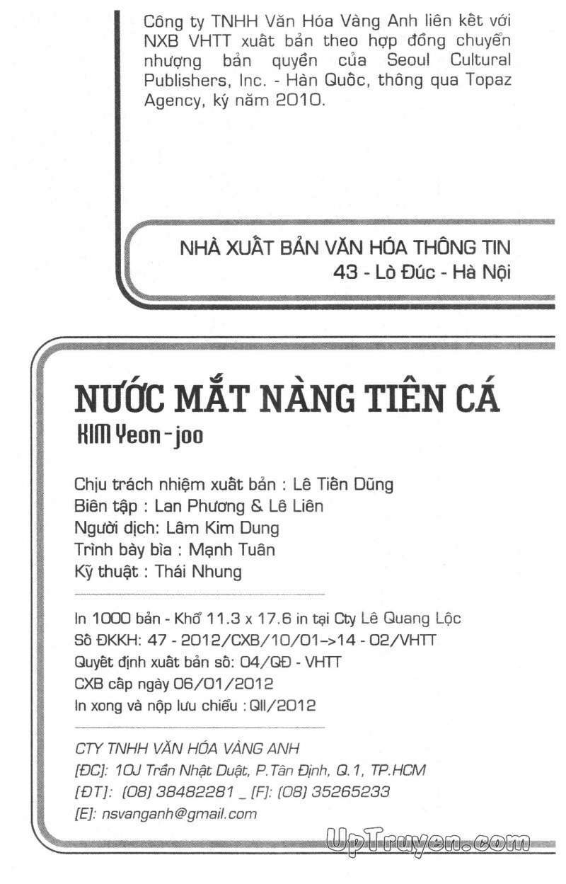 Nước Mắt Nàng Tiên Cá - Trang 1