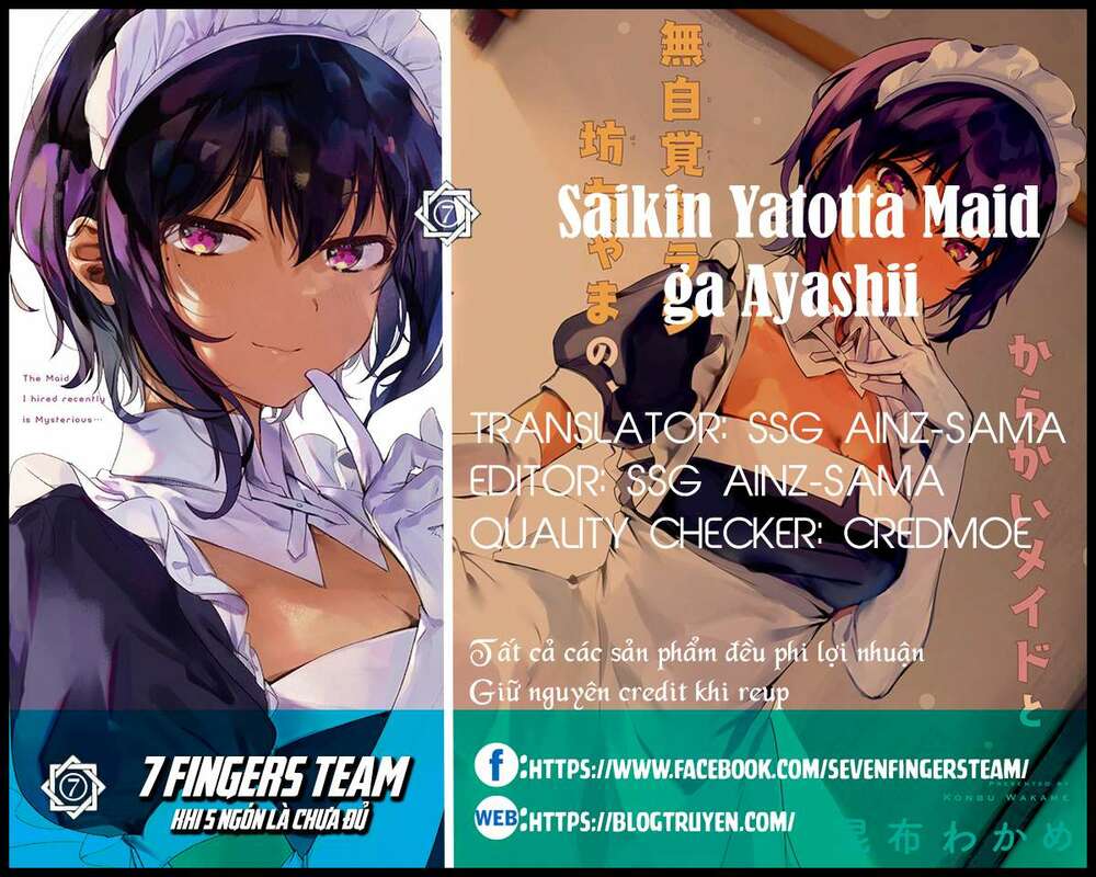 Saikin Yatotta Meido Ga Ayashii - Trang 1