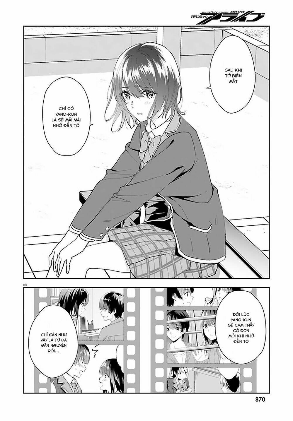 Sankaku No Kyori Wa Kagirinai Zero - Trang 8