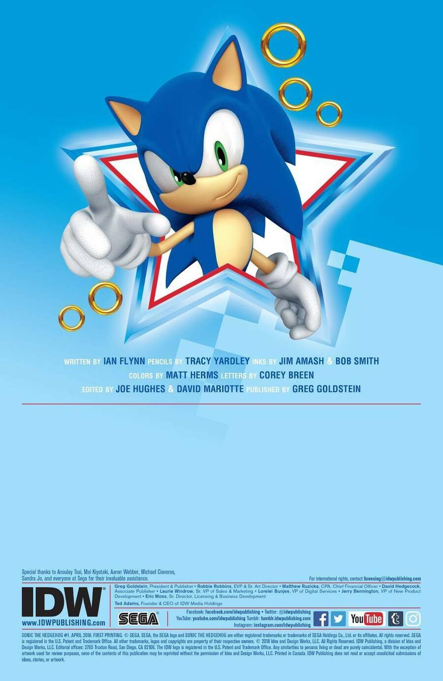 Sonic The Hedgehog - Trang 1