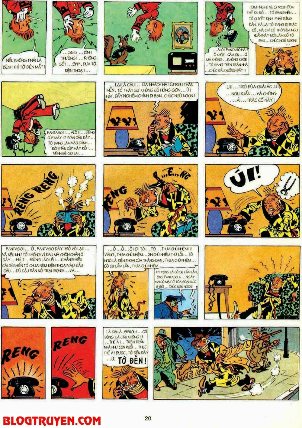 Spirou Và Fantasio - Trang 20