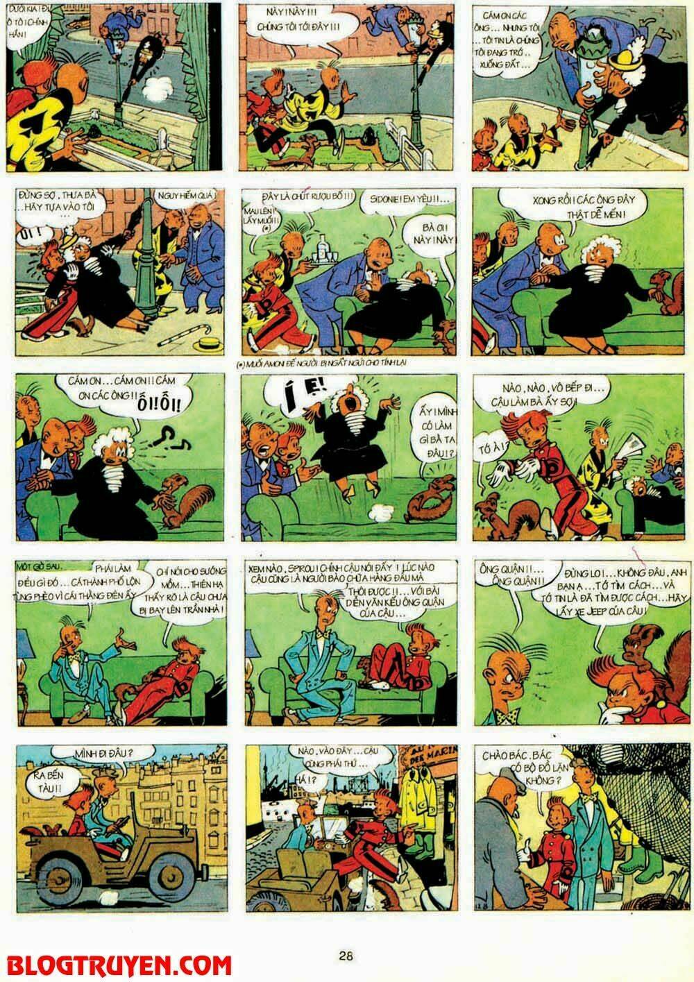 Spirou Và Fantasio - Trang 28