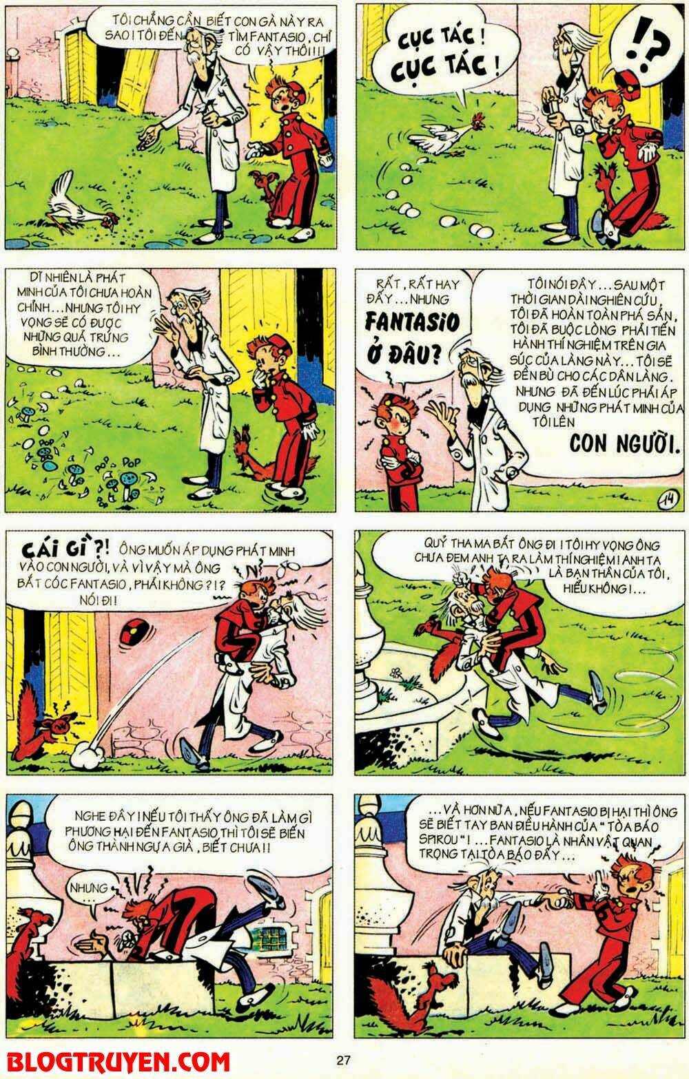 Spirou Và Fantasio - Trang 28