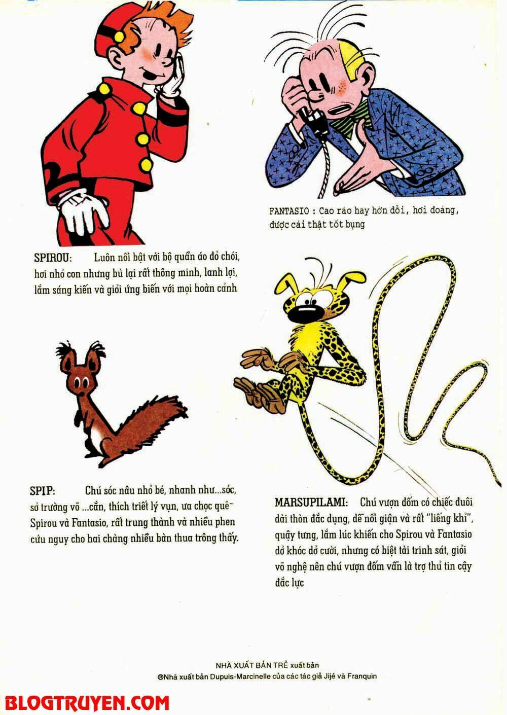 Spirou Và Fantasio - Trang 1