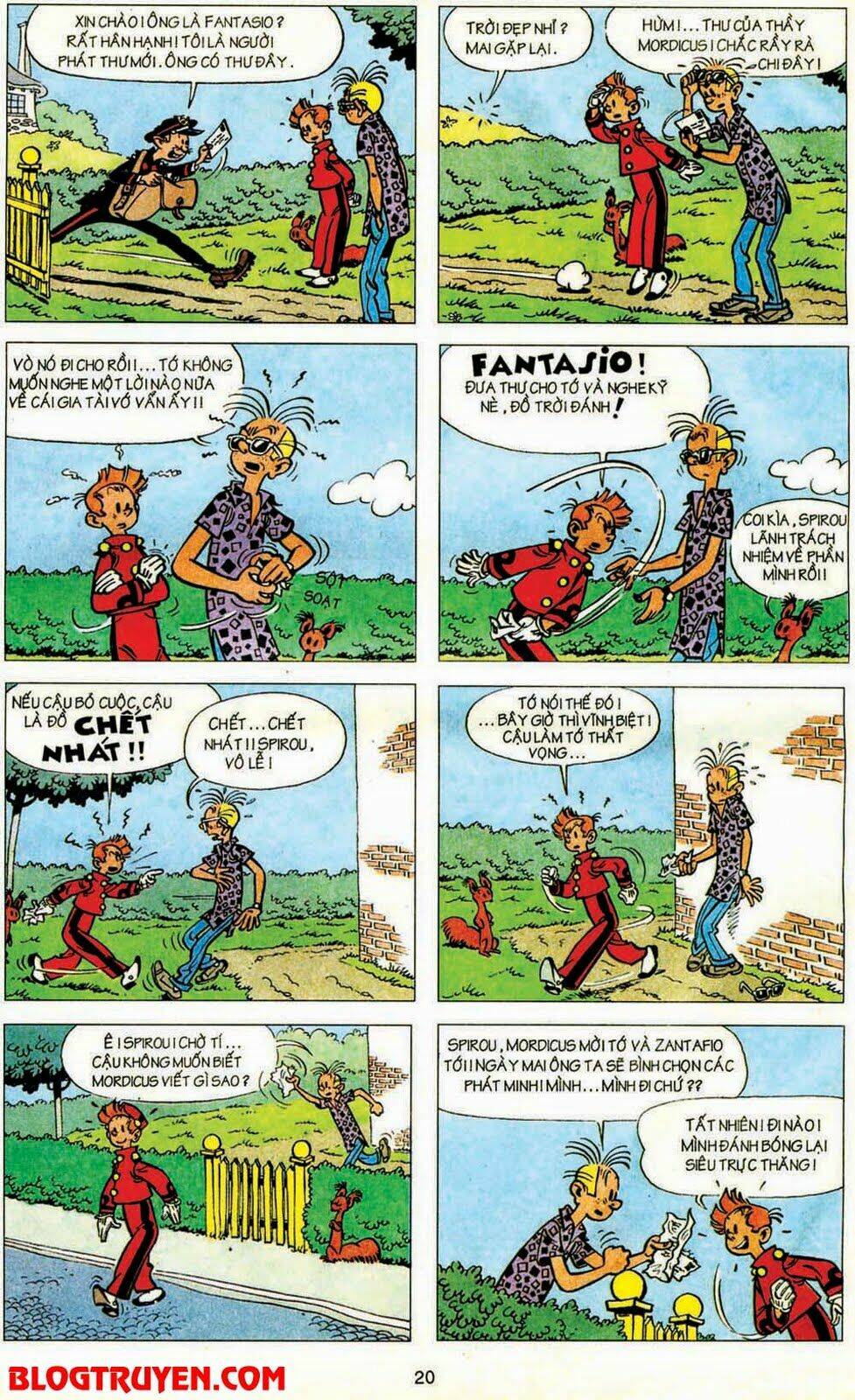 Spirou Và Fantasio - Trang 20