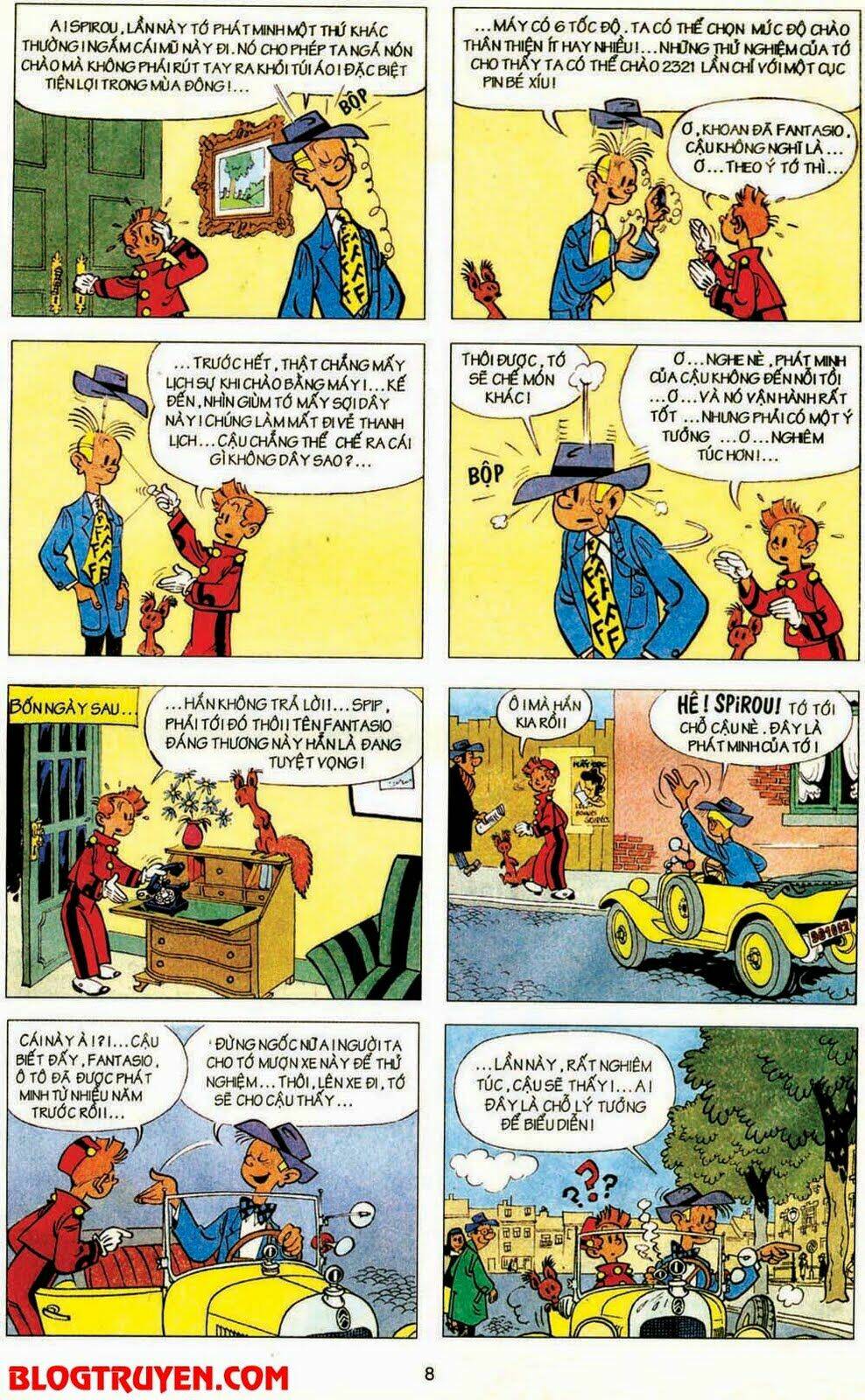 Spirou Và Fantasio - Trang 8