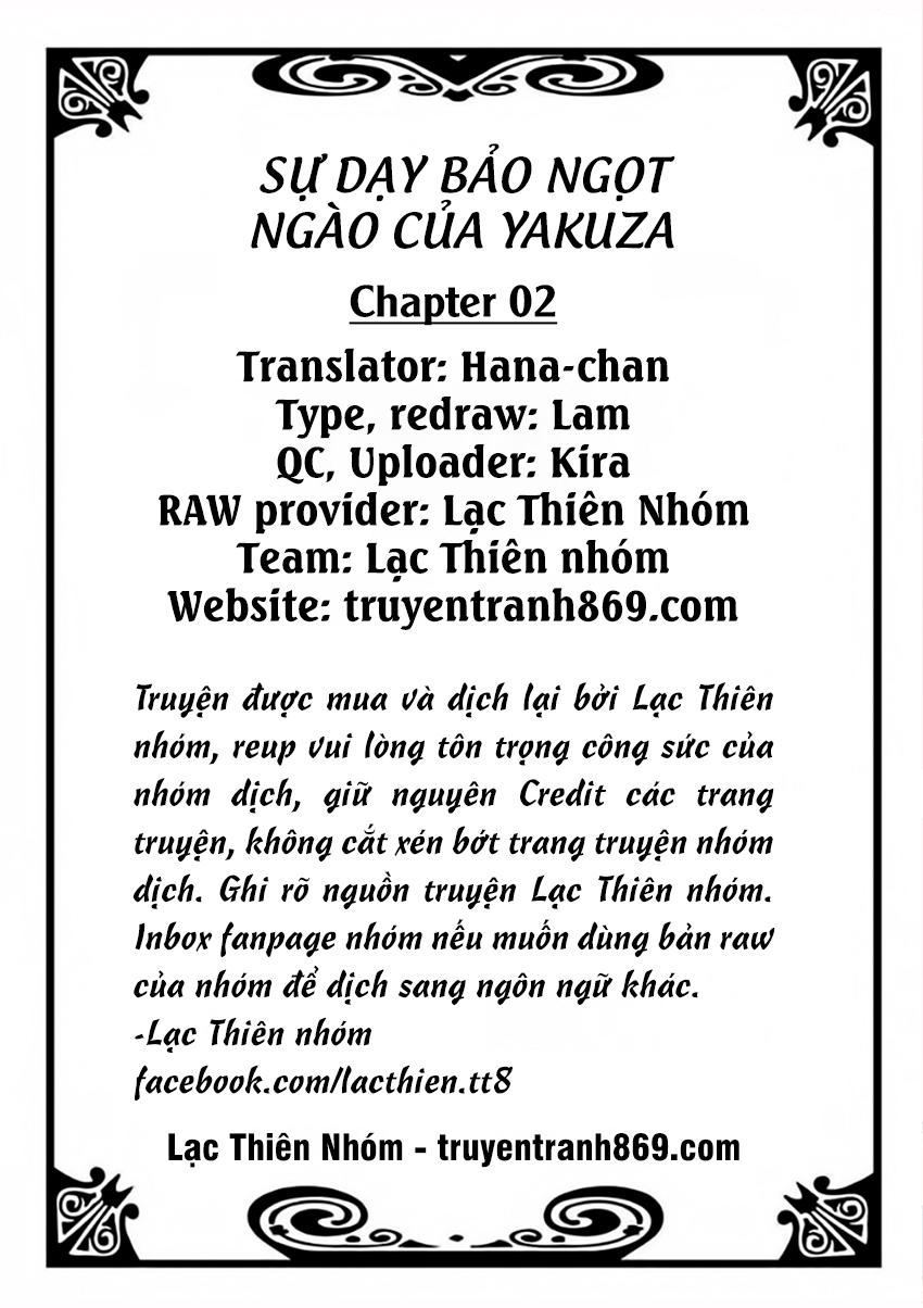 Sự Dạy Bảo Ngọt Ngào Của Yakuza - Trang 2