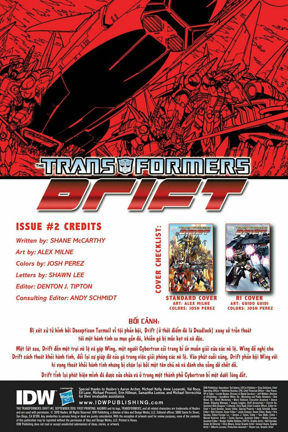 The Transformers: Drift - Trang 2