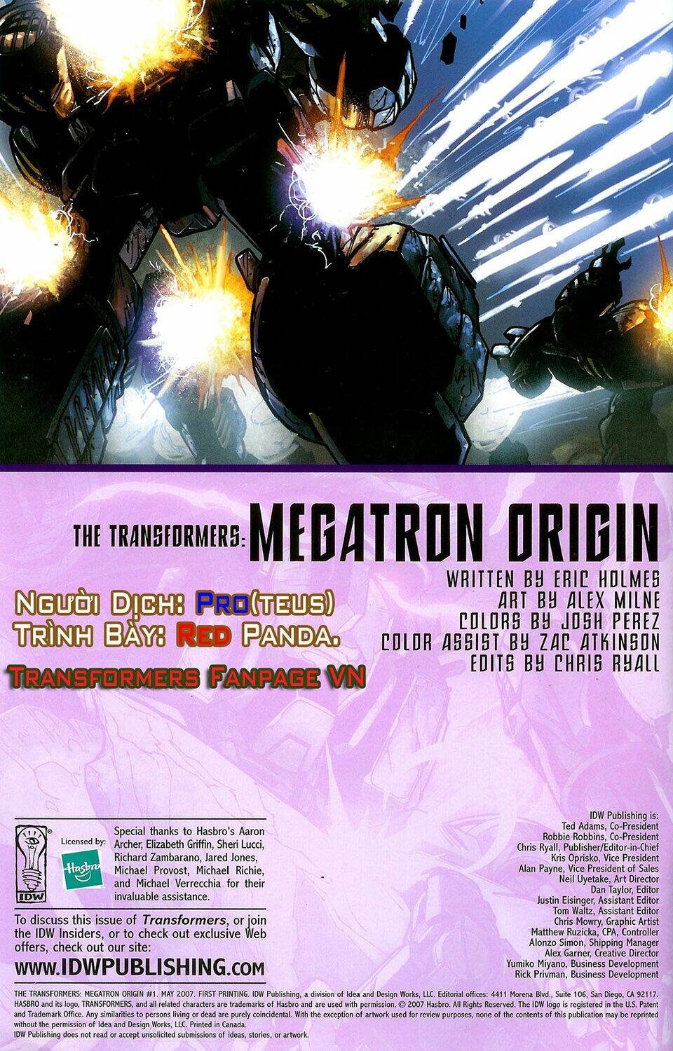 The Transformers: Megatron Origin - Trang 3