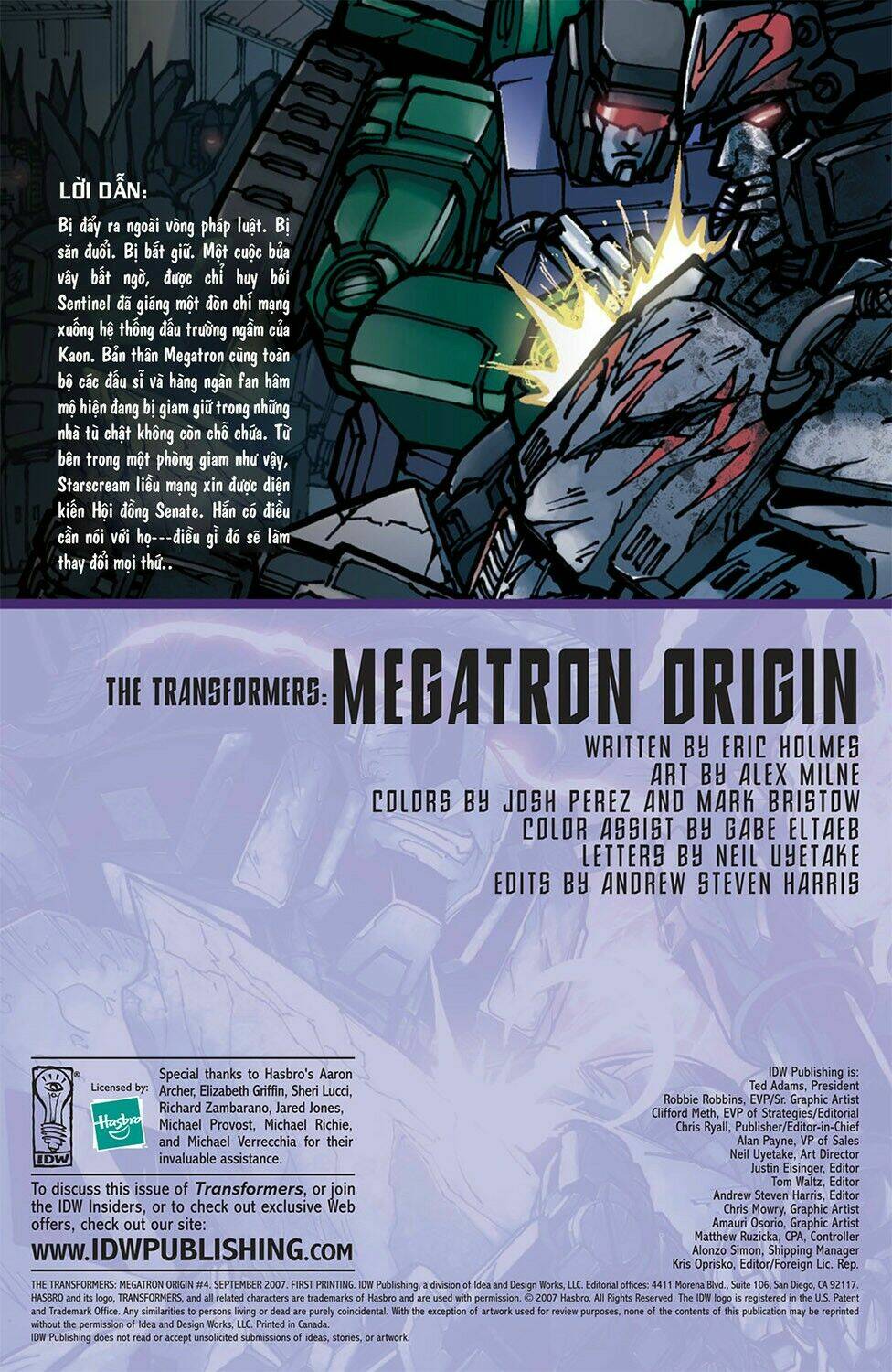 The Transformers: Megatron Origin - Trang 3