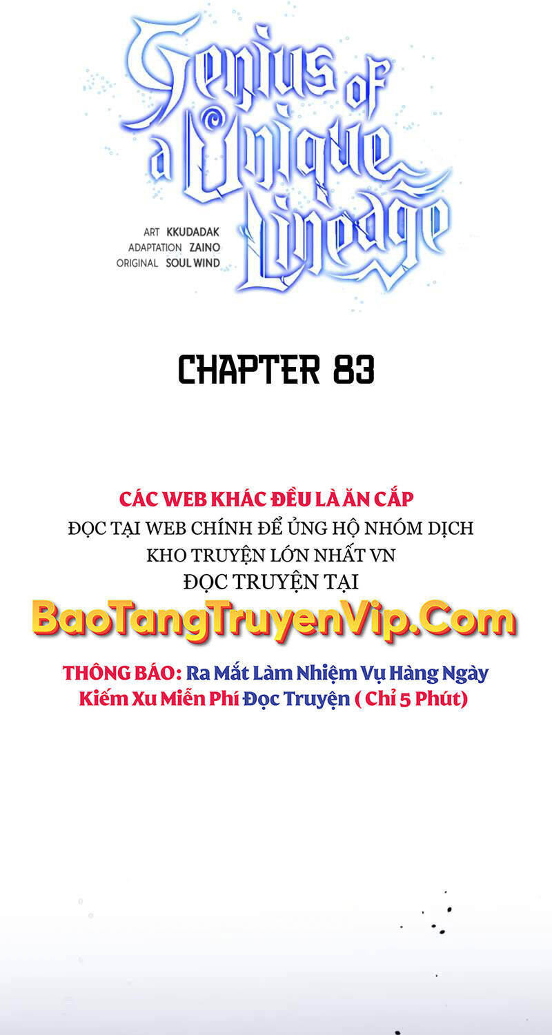 Thiên Tài Của Dòng Dõi Độc Nhất Vô Nhị - Chap 83