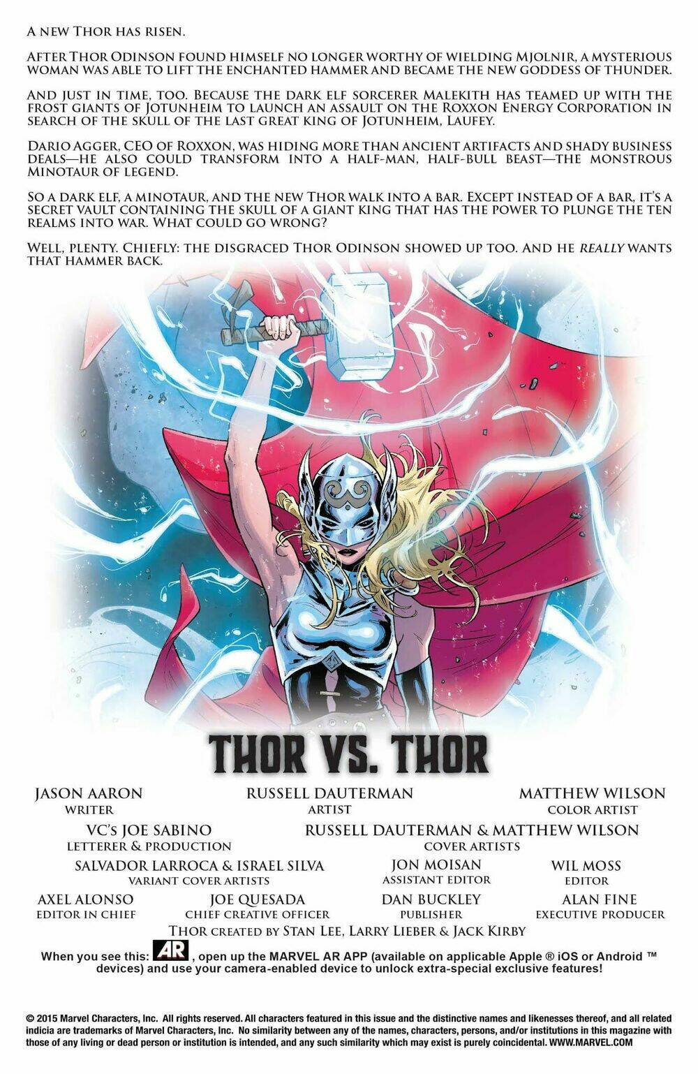 Thor 2015 - Trang 1