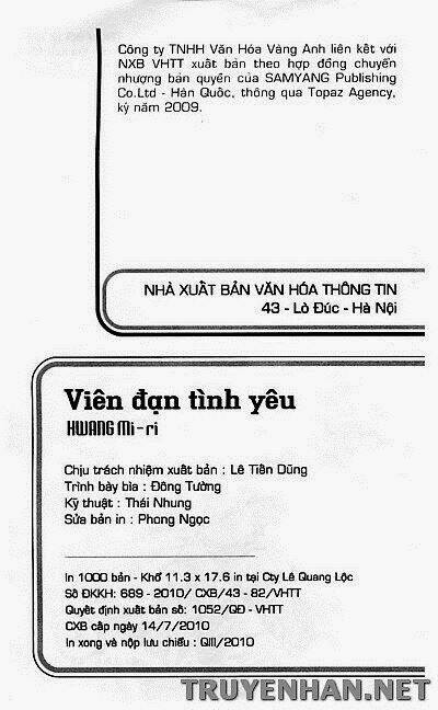 Viên Đạn Tình Yêu - Trang 3